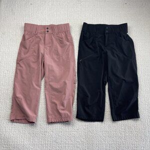 Lot x 2 Black Mountain Climbing / Hiking Capris Pants Gorpcore Wom Sz XS Outdoor